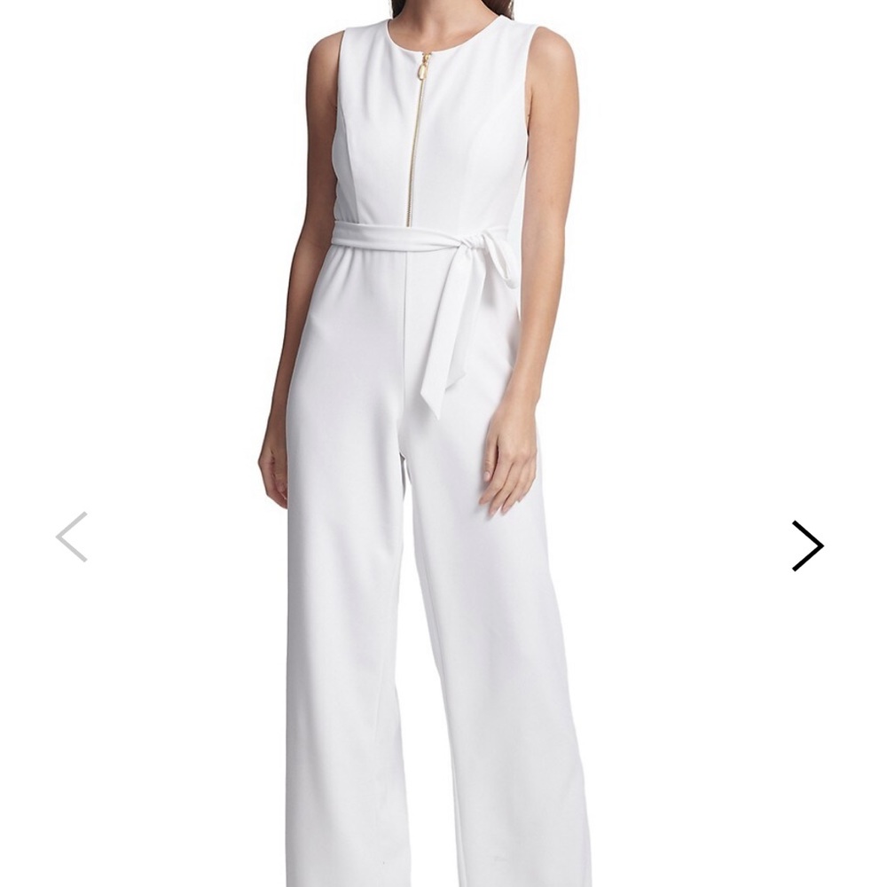 DKNY BNWT Wide-Leg Sleeveless Jumpsuit - Picture 1 of 4